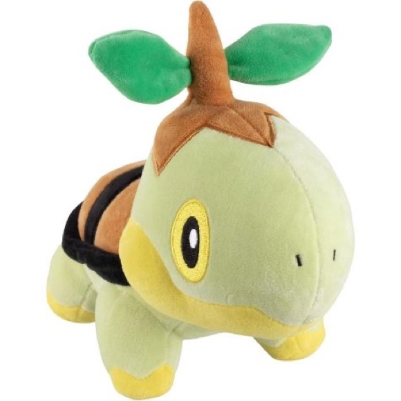 Pokemon Other - Pokémon Turtwig 8” Plushie Official Authentic Stuffed Animal Toy Green & Brown